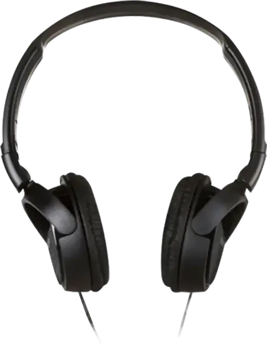 Sony MDR-ZX110AP Wired On-Ear Headphones with Microphone, Black, 30mm Neodymium Drivers, Foldable Design, In-line Remote, 1.2m Gold-plated Plug, 12Hz-22kHz