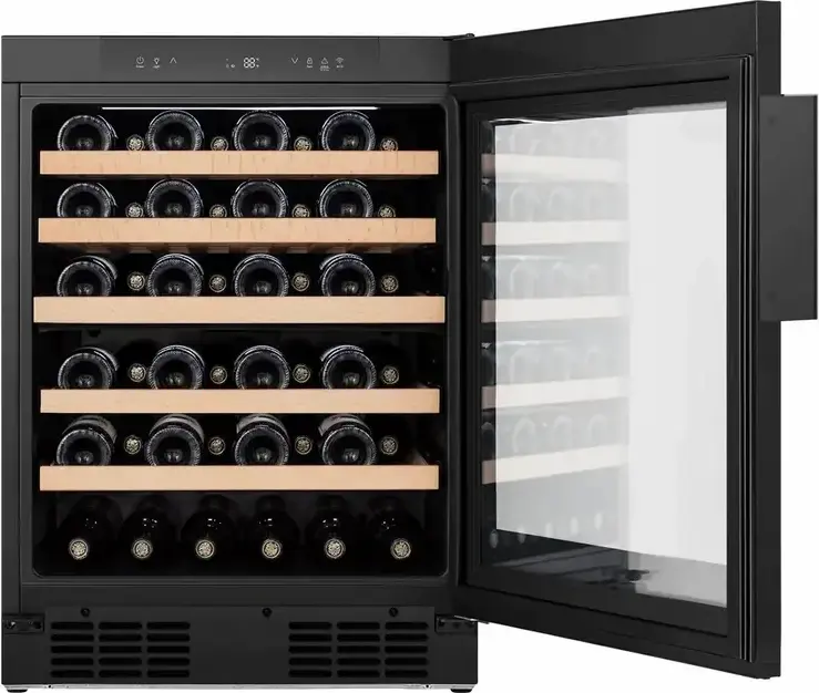 Dulap pentru vin Hisense RW3N132GSLF, Negru