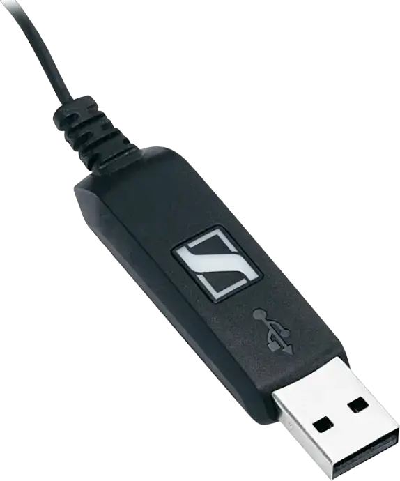 EPOS PC 7 USB Monaural On-Ear Headset, Noise-Cancelling Boom Microphone, Wired USB-A, Plug and Play for Windows and Mac, Black