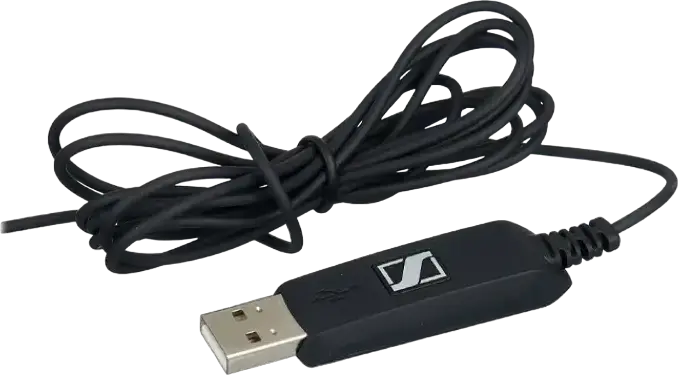 EPOS PC 7 USB Monaural On-Ear Headset, Noise-Cancelling Boom Microphone, Wired USB-A, Plug and Play for Windows and Mac, Black