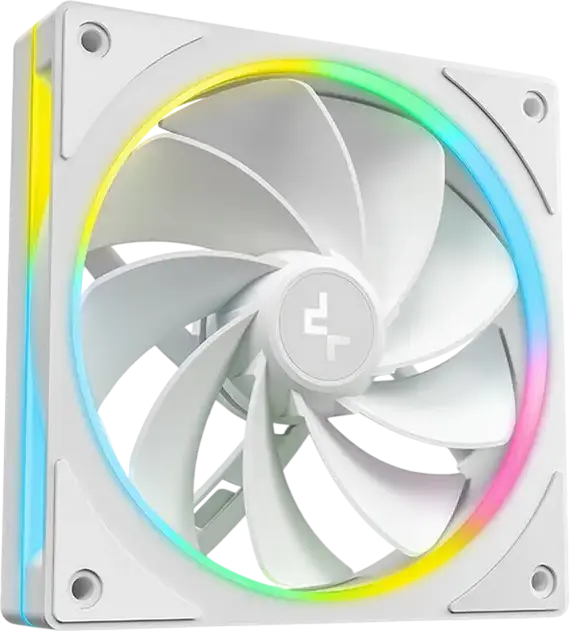 Carcasa PC Deepcool CL660 Midi-Tower, Alb, Sticla Temperata, Frontala Mesh, ATX/mATX/Mini-ITX, Ventilatoare ARGB, USB Type-C, Suport GPU, Otel si ABS