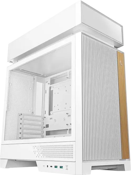Carcasa PC Deepcool CL660 Midi-Tower, Alb, Sticla Temperata, Frontala Mesh, ATX/mATX/Mini-ITX, Ventilatoare ARGB, USB Type-C, Suport GPU, Otel si ABS