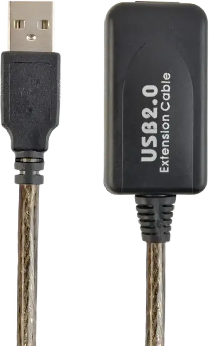 Cablu prelungitor Cablexpert UAE-01-5M, USB Type-A (M)/USB Type-A (F), 5m, Negru