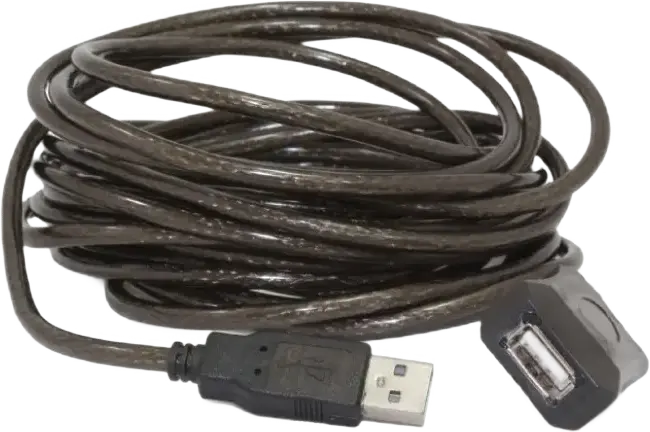 Cablu Prelungitor Activ USB 2.0 Cablexpert UAE-01-5M cu Amplificator de Semnal, 5m PVC USB Type-A Mascul-Femina, Compatibil Windows și Mac, Culoare: Negru
