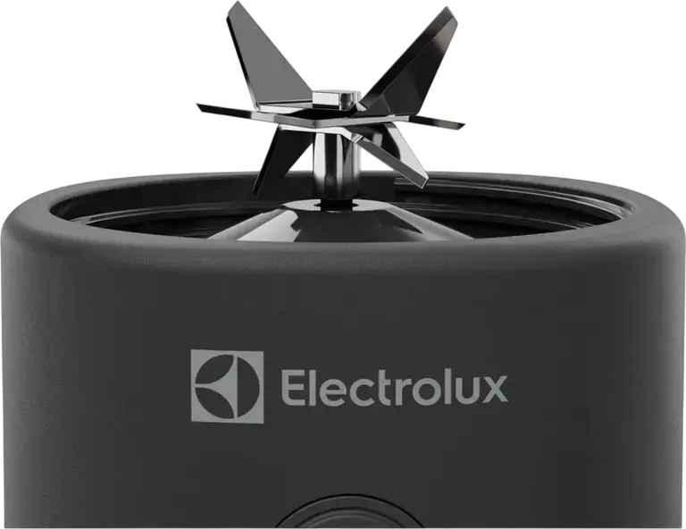 Портативный блендер Electrolux E4BP1-2CG, аккумулятор Li-ion 120 Вт, объем 0.69 л, 6 лезвий из нержавеющей стали, 2 режима скорости, серый