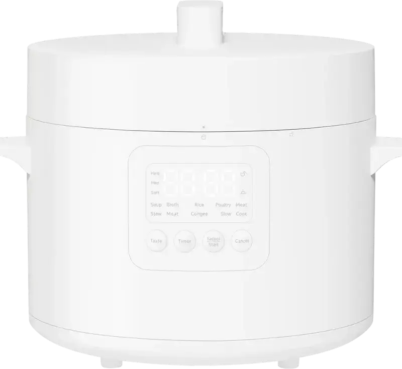 Xiaomi Electric Pressure Cooker 4.8L Multifunctional Multicooker, 1000W, 5-Layer Non-Stick Inner Pot, 6 Automatic Programs, Touch Control, White