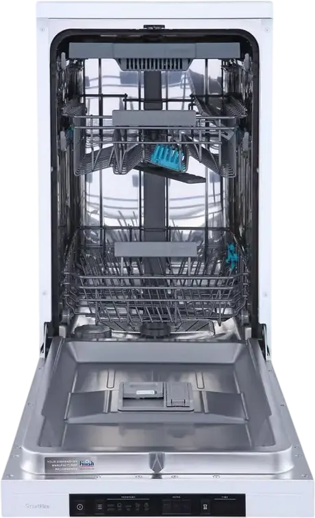 Посудомоечная машина Gorenje GS 541 D10X Slim, отдельно стоящая, 45 см, 11 комплектов, мотор Inverter PowerDrive, TotalDry, AquaStop, 5 программ, белый