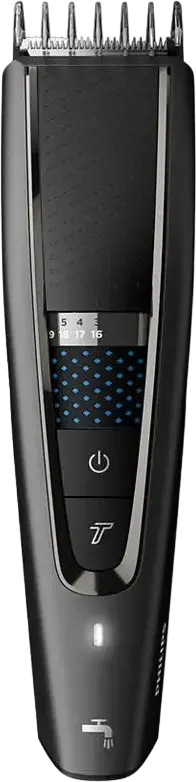 Tondeuse de păr Philips HC7650/15 Seria 7000, Senzor PowerAdapt, Lame din Oțel Inoxidabil Auto-ascuțitoare, 28 Setări Lungime (0.5-28mm), Baterie Li-ion