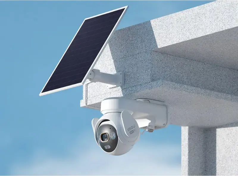 Imou AOV PT 4K 8MP Smart Solar Security Camera IPC-SA7E-T-8M0T3, Resolution: 8 MP, 4G LTE & Wi-Fi 6, Pan/Tilt, 15000mAh Battery, Two-Way Audio, Person & Vehicle Detection