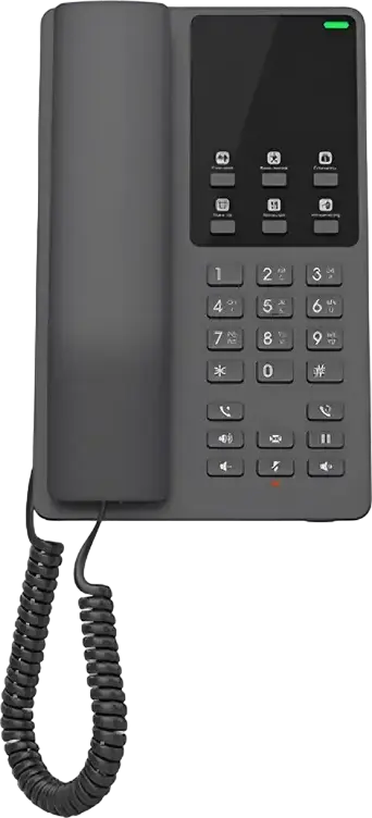 Telefon IP Grandstream GHP621, Negru
