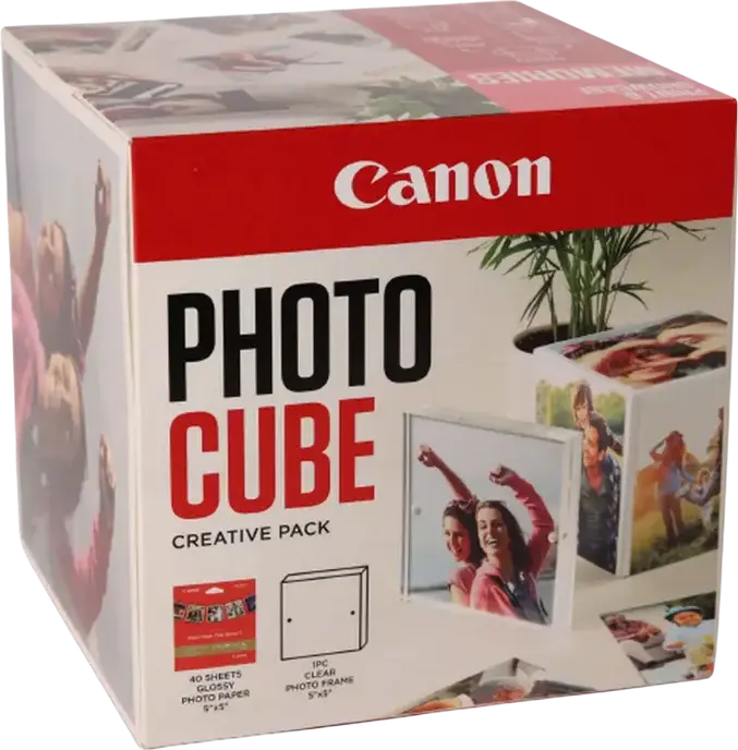 Hârtie fotografică Canon PP-201, 5X5", Photo Cube, 13x13 cm