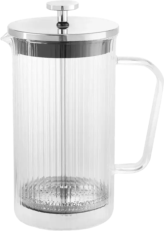 Cafetiera French Press Polaris Toledo-800FP, 0,8L, Transparent