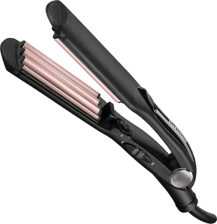 Ondulator de păr BaByliss The Crimper 2165CE, Negru