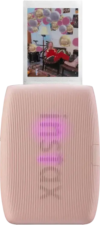 Fujifilm instax Mini Link 3 Smartphone Printer, Bluetooth 5.1, OLED Display, instax AiR Studio, 3 LED Lights, for instax mini Instant Film, Rose Pink