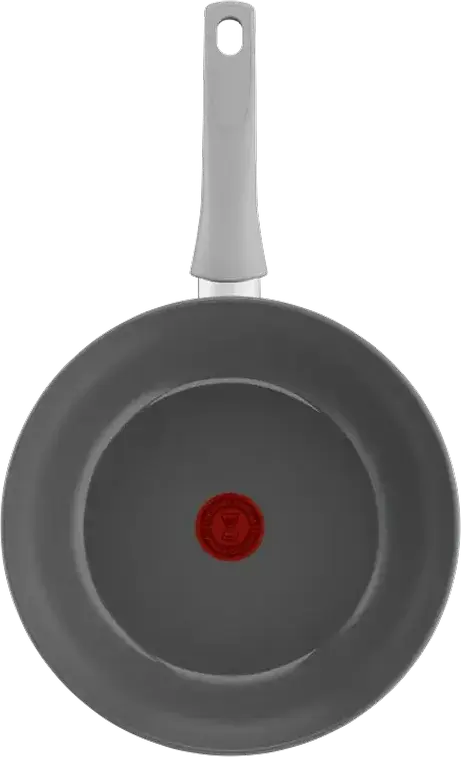 Tefal Renew On C4271932 Wok Pan 28cm, 100% Recycled Aluminum with Inoceram Ceramic Non-Stick Coating, Thermo-Signal, Induction Compatible