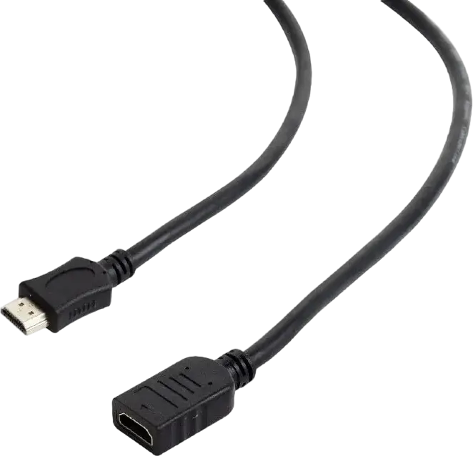 Cablu Video Cablexpert CC-HDMI4X-0.5M, HDMI (M) - HDMI (F), 0,5m, Negru