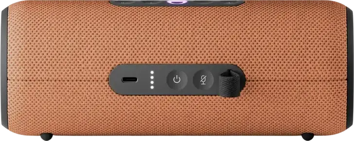Yandex Station Street YNDX-00030ORG Portable Smart Speaker with Alisa, 30W RMS, IP67 Water Resistant, Bluetooth 5.0, Wi-Fi, 3300 mAh Battery, Orange