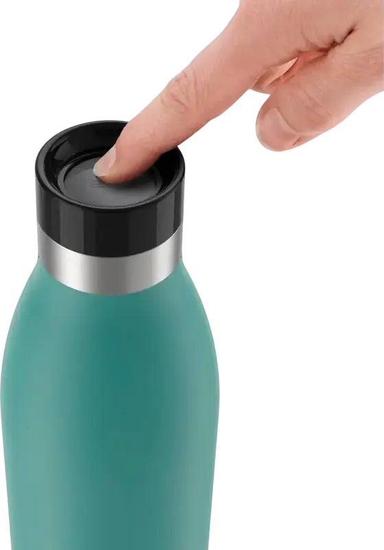 Cană Termos Tefal N3111010 din Oțel Inoxidabil, 0.7L, Păstrare Căldură 12h, Verde