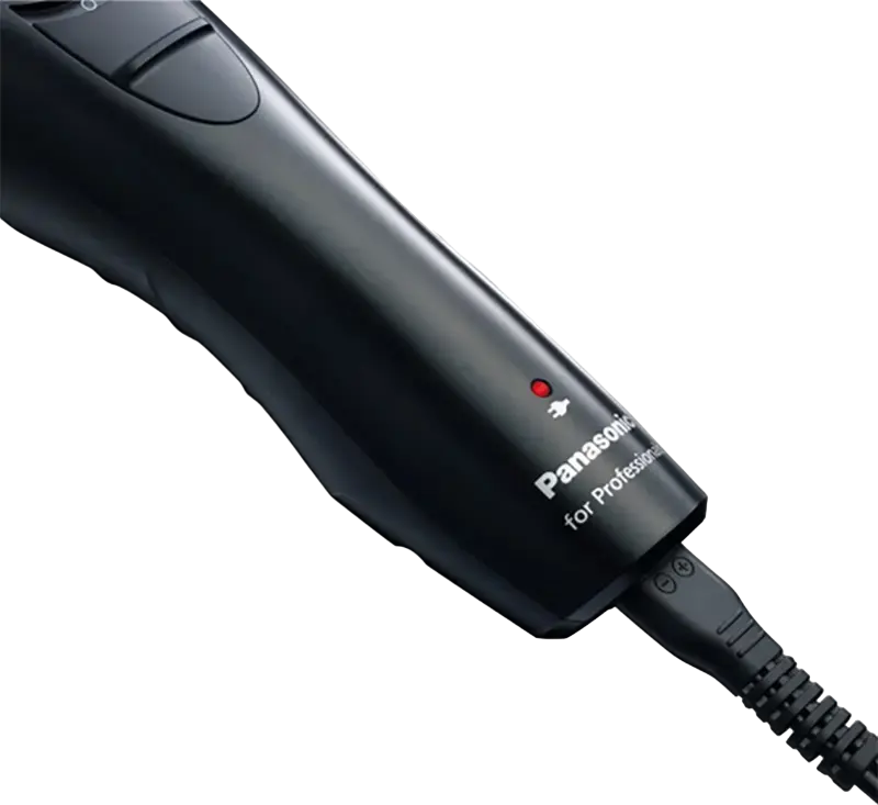 Tundător de păr profesional Panasonic ER-GP30-K520, lame din oțel inoxidabil 45°, lungime tăiere 0.5-18mm, baterie Ni-Mh, motor rotativ, Negru