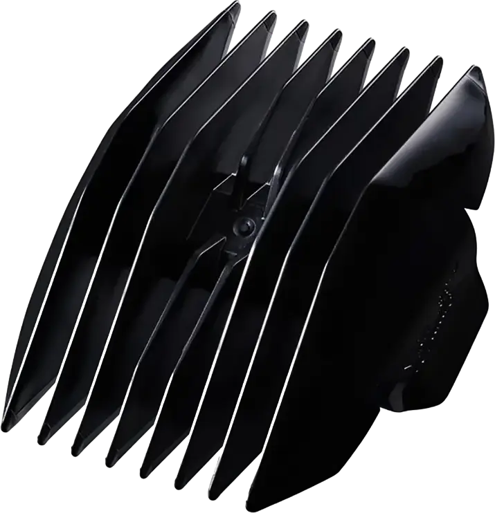 Tundător de păr profesional Panasonic ER-GP30-K520, lame din oțel inoxidabil 45°, lungime tăiere 0.5-18mm, baterie Ni-Mh, motor rotativ, Negru