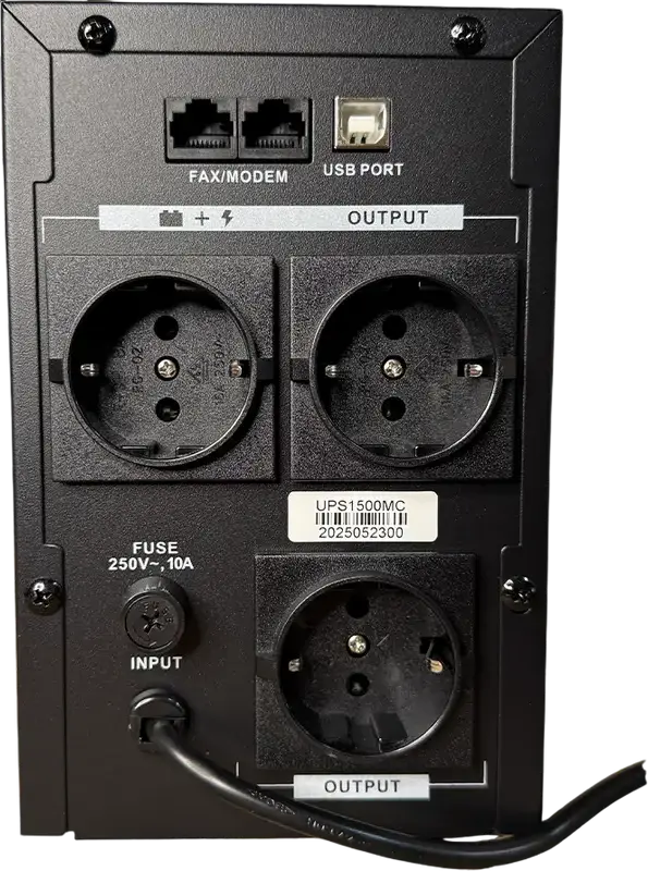 SSBUltra Power Line Interactive UPS, 1200VA/720W-900W, CPU Controlled with 3-Step AVR, Metal Case, LCD Display, USB Connectivity, Uninterruptible Power Supply