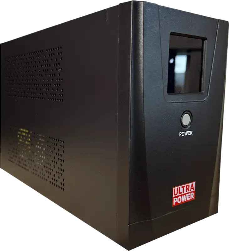 SSBUltra Power Line Interactive UPS, 1200VA/720W-900W, CPU Controlled with 3-Step AVR, Metal Case, LCD Display, USB Connectivity, Uninterruptible Power Supply