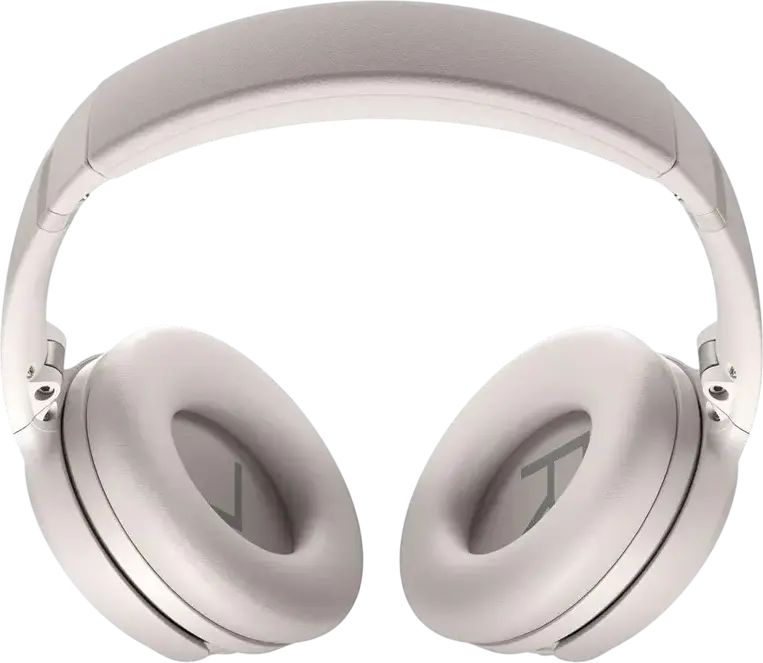 Casca Bose QuietComfort Wireless Over-Ear cu Anulare Activă a Zgomotului (ANC), Bluetooth 5.1, Wind Block, Autonomie 24h, Microfon Integrat, Albă