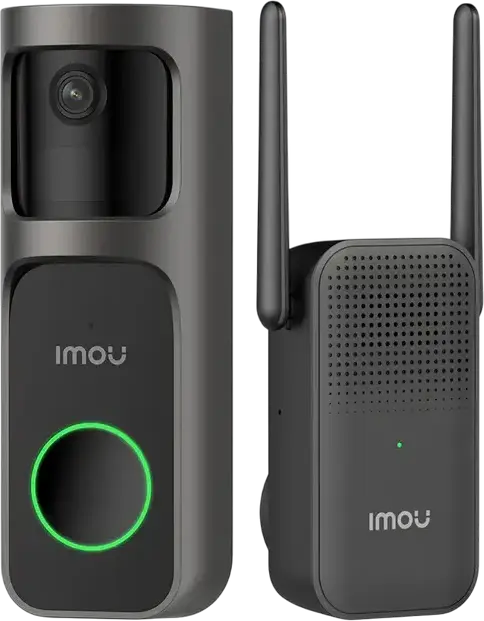 Sonerie video IMOU Doorbell 2S Kit, Negru