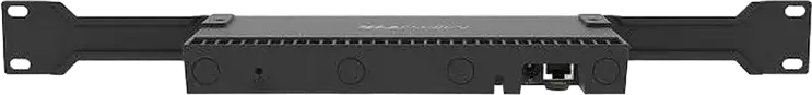 MikroTik RB4011iGS+RM Rack Mount Router, 10x Gigabit Ethernet Ports, 1x SFP Port, RJ45 Console, Passive PoE, Black