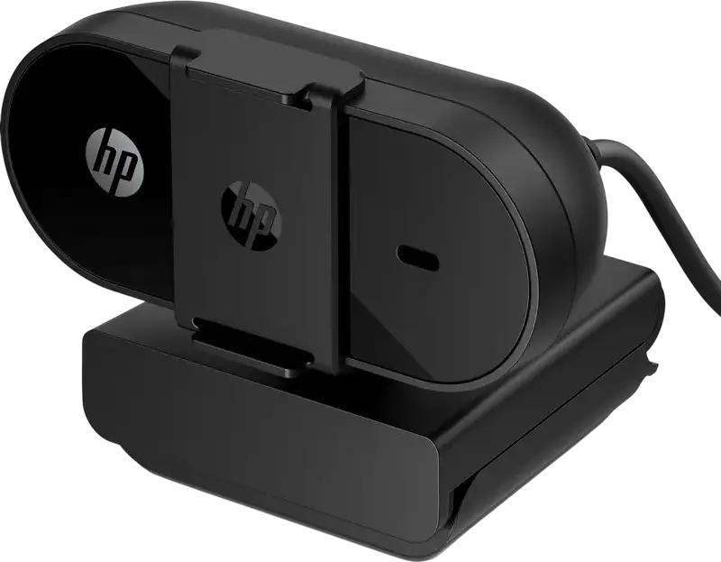 Webcam HP 325 FHD 53X27AA, Full HD 1080p, Senzor 5MP, 30fps, Unghi Larg 66°, Microfon Mono Integrat, Capac Privacy, Interfață USB Type-A, Negru