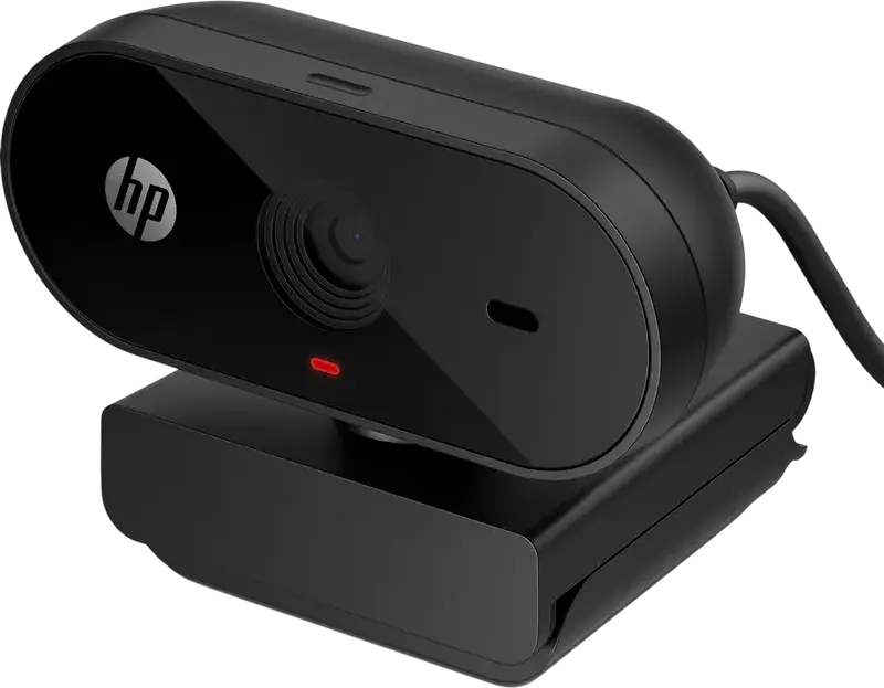 Webcam HP 325 FHD 53X27AA, Full HD 1080p, Senzor 5MP, 30fps, Unghi Larg 66°, Microfon Mono Integrat, Capac Privacy, Interfață USB Type-A, Negru