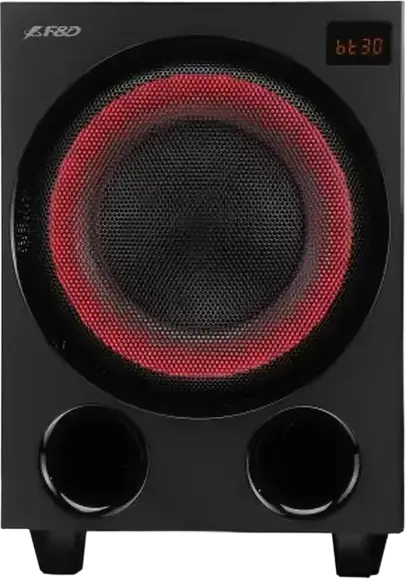 Sistem boxe multimedia F&D F7700X 4.1, Putere 80W RMS, Bluetooth 5.0, Radio FM, Subwoofer 5.25", Telecomandă, Culoare: Negru