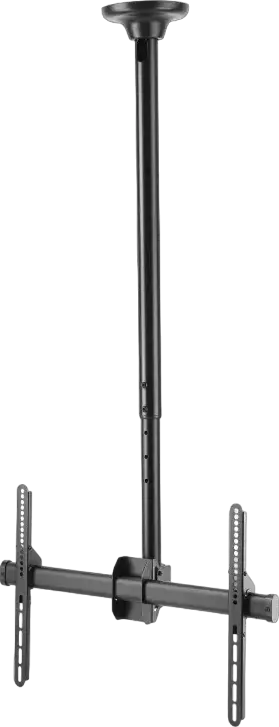Suport de Plafon Telescopic Reflecta Pallas 70-6040T pentru Ecrane 37-70 inch, VESA până la 600x400, Suportă 50kg, Reglabil pe Înălțime, Tilt Swivel, Negru