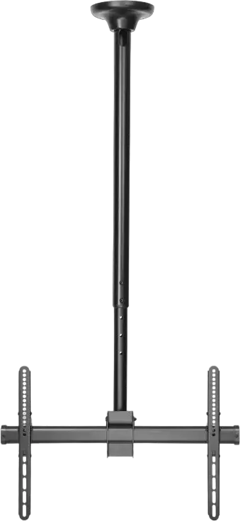 Suport de Plafon Telescopic Reflecta Pallas 70-6040T pentru Ecrane 37-70 inch, VESA până la 600x400, Suportă 50kg, Reglabil pe Înălțime, Tilt Swivel, Negru
