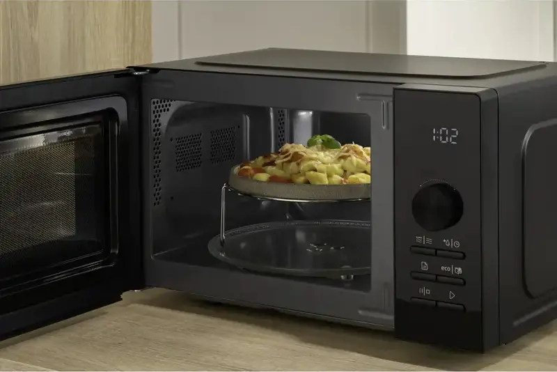 Gorenje MO20A4B5 Freestanding Microwave Oven with Grill, 20L Capacity, InverterPower Technology, 800W Microwave, 1000W Grill, 20 Auto Programs, Black