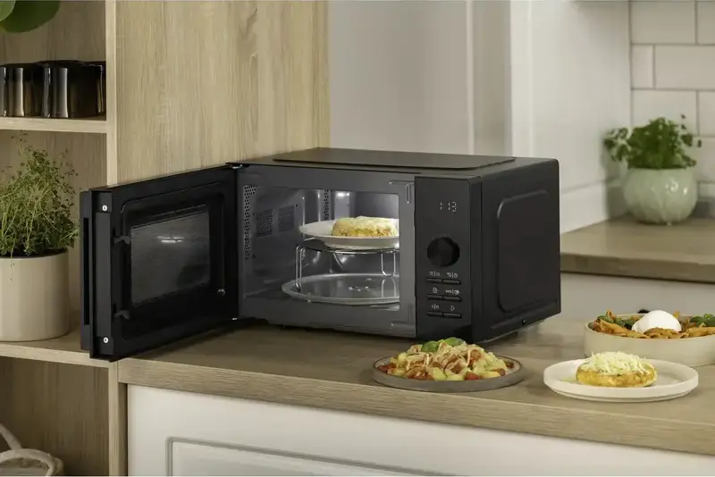 Gorenje MO20A4B5 Freestanding Microwave Oven with Grill, 20L Capacity, InverterPower Technology, 800W Microwave, 1000W Grill, 20 Auto Programs, Black