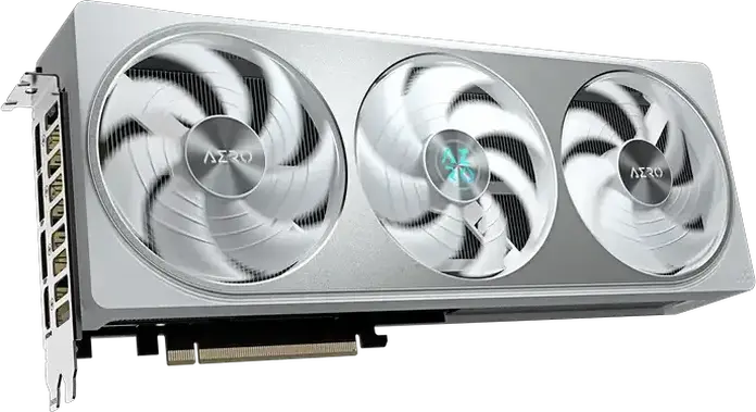 Placa video Gigabyte GeForce RTX 5070 AERO OC 12GB GDDR7 GV-N5070AERO OC-12GD Arhitectura Blackwell PCI-E 5.0 Răcire WindForce 3 Ventilatoare Alb RGB