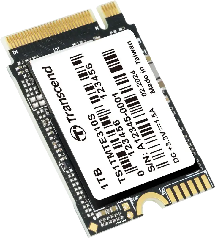 Transcend MTE310S 1TB M.2 2230 NVMe PCIe Gen4 x4 SSD, 3D NAND, Up to 5000MB/s Read, 3500MB/s Write, High-Endurance Internal Solid State Drive
