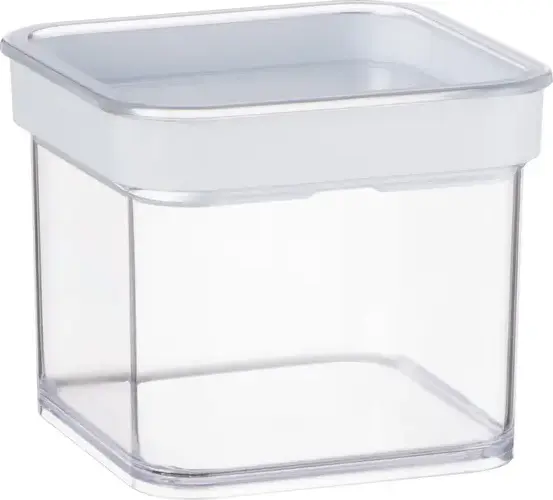 Ardesto AR4103FT Fresh Vacuum Container Set, 3-Piece Rectangular Plastic Food Storage with Lids, 0.5L 1L 1.5L, Transparent, Dishwasher Safe