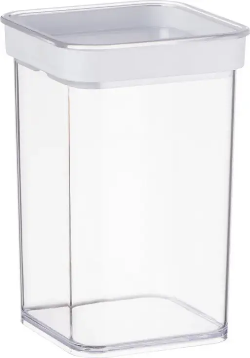 Ardesto AR4103FT Fresh Vacuum Container Set, 3-Piece Rectangular Plastic Food Storage with Lids, 0.5L 1L 1.5L, Transparent, Dishwasher Safe