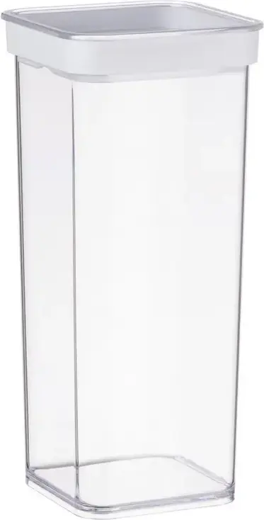Ardesto AR4103FT Fresh Vacuum Container Set, 3-Piece Rectangular Plastic Food Storage with Lids, 0.5L 1L 1.5L, Transparent, Dishwasher Safe