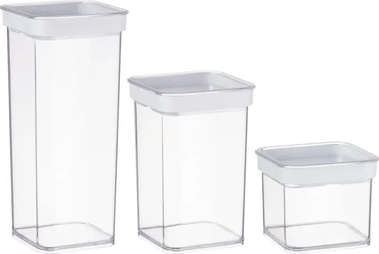 Set de containere Ardesto AR4103FT, Transparent