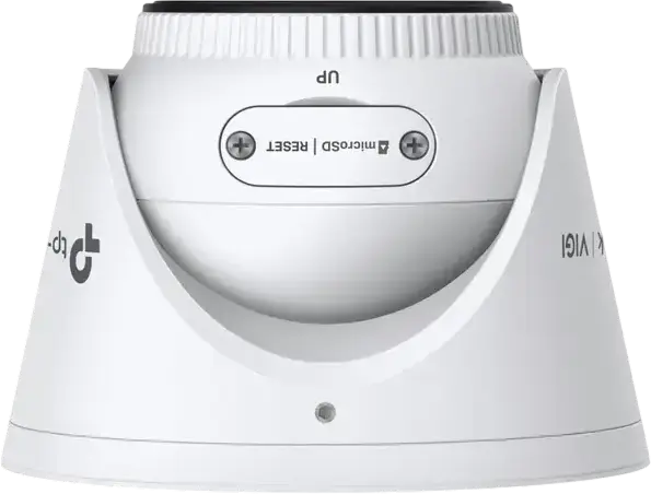 TP-Link VIGI C445 4MP Turret Network Camera, 4mm Focal Length, IP67 Waterproof Metal Housing, Full-Color Night Vision 30m, True WDR 120dB, Two-Way Audio, PoE, AI Detection