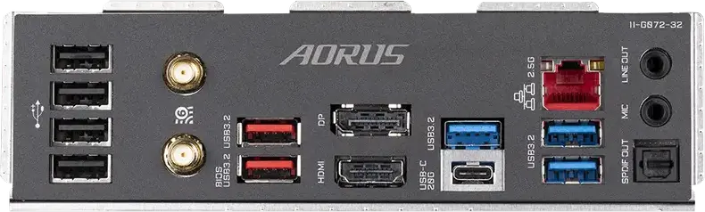 Gigabyte Z790 AORUS ELITE AX Motherboard LGA1700 Intel Z790 ATX DDR5 7600MHz OC 128GB-256GB RAM PCIe Gen4 M.2 WiFi 6 Bluetooth 5.3 2.5GbE Ethernet