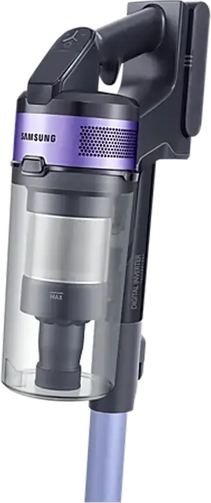 Samsung Jet 60 Turbo VS15A6031R4 Stick Vacuum Cleaner, Digital Inverter Motor, 150 AW Suction, 0.8L Multicyclone Bin, Li-Ion Battery, 5-Stage Filtration