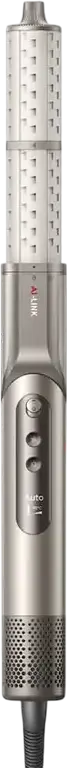 Dreame Dazzle Hair Styler and Dryer, 1400W High-Speed 110,000 RPM Motor, 3 Temperature & Airflow Levels, 300M Negative Ions, Smart Display, Gold
