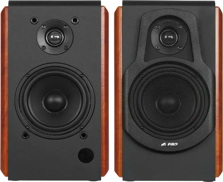 Sistem audio 2.0 CH F&D R60BT, Negru