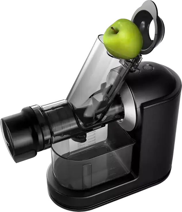 Sorcator de fructe și legume Philips Viva Collection HR1889/70 Slow Juicer, 150W, Tub de alimentare XL, Tehnologie QuickClean, Lame Inox, Negru