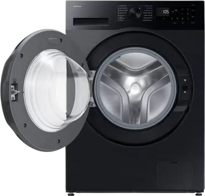 Mașină de spălat cu încărcare frontală Samsung WW80FG5L32ABLE, 8kg, Clasa Energetică A, 1200 rpm, Digital Inverter, AI Ecobubble, Hygiene Steam, Wi-Fi, Negru