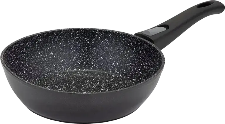 Resto ARIES 93012 Non-Stick Aluminum Frying Pan, 24 cm, PFLUON Coating, PFOA Free, Thermospot Indicator, Black